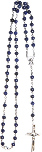 [RZK-40PN39LB] Chapelet en pierre précieuse - lapis bleu (⌀6mm)
