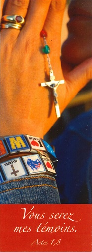 [SGC-21SC005] Signet communion - 5,5x15cm Vous serez mes...