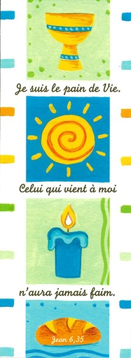 [SGC-21SC020] Signet communion - 5,5x15cm Je suis le pain
