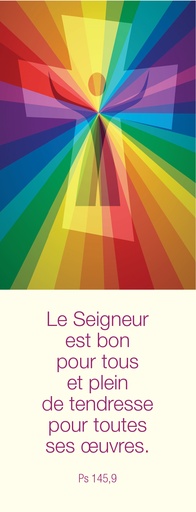 [SGC-21SC085] Signet communion - 5,5/15cm - Le Se igneur est bon pour tous ... - PS 145,9