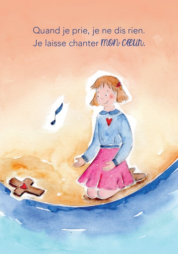 [SGC-31C026] Signet communion - 7x10cm Quand je prie...