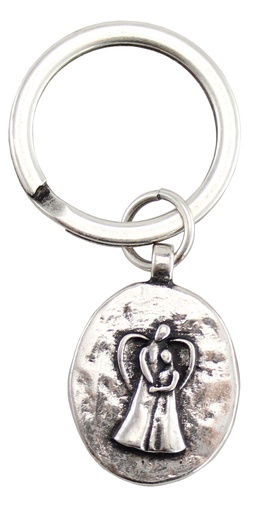 [SLH-17ENG160M6] Porte-clef métal - Ange (34x24mm)