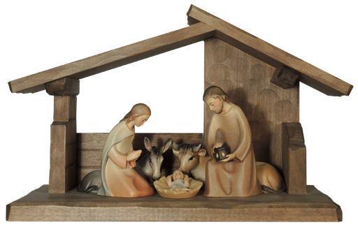 [STL-69M566] Etable en bois démontable - 18x34x16cm