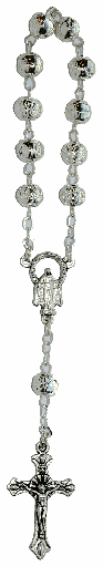 [TNT-091707] Mini-rosenkranz - Metall Perle/Kette - Rosen (7x6mm)