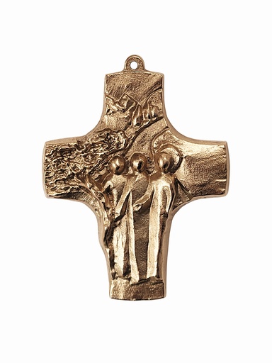 [MRL-802053] Kreuz bronze - 'Emmaus' (70x90mm)