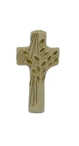 [GIR-82BCR 6] CROIX EN BOIS OR 11*6CM
