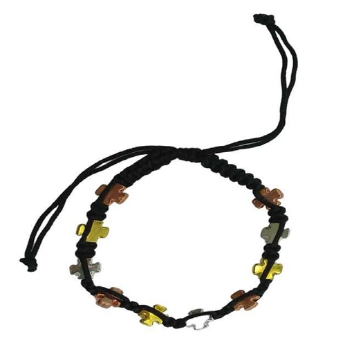 [GIR-82BRAC4] BRACELET CROIX 18 CM