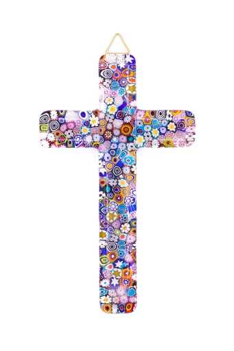 [GIR-82CV 1] CROIX MILLEFIORI 15CM
