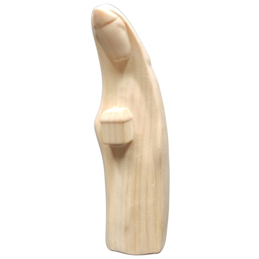 [KGR-07M01KOM12N] King Melchior -"Zirbe"-collection - wood - 12cm - natur