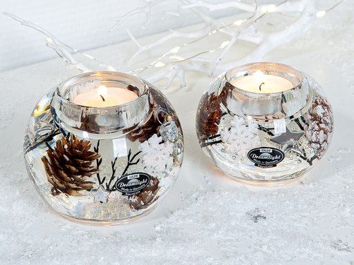 [KAN-30M002] 'Dreamlight' Winter Story  - glas assorti/9cm