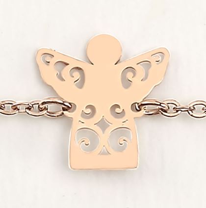[ARM-99M02PENG] Armband vergoldet - "Classic- Collection"  - Engel