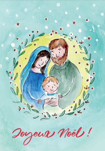 [CRT-31NS025] Postcard simpel 10,5x15cm - Joyeux Noël