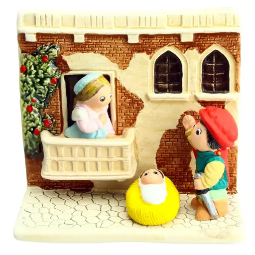 [KGR-85VER] Crèche du monde 'Verone' - 7x9cm