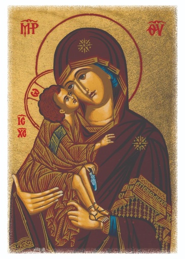 [ATM-04WC047] Magnet -55x80mm -  Vierge Vladimir