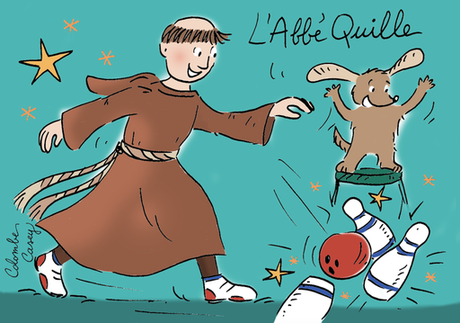 [CRT-31MOCS027] Carte simple 'Moineaux' - 10,5x15cm - L'Abbé Quille