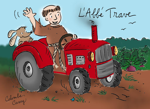 [CRT-31MOCS028] Carte simple 'Moineaux' - 10,5x15cm - L'Abbé Trave