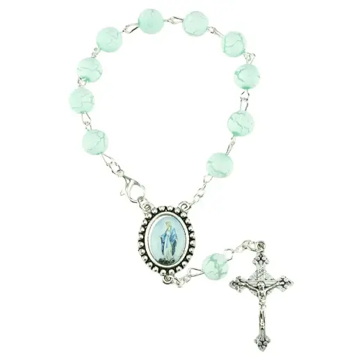 [TNT-35M001GR] Tientje - plastiek - vert (Ø 8mm)