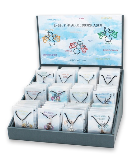 [HKM-17DIS01] Présentoir avec 6x12 Anges gardiens - assorti