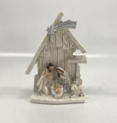 [KGR-72M002] H Famillie Blokgroepje - polystone/wit-zilver (70mm) (kopie)