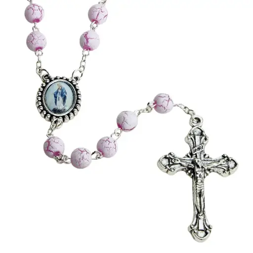 [RZK-35M001VI] Rozenkrans plastiek - violet (⌀ 8mm)