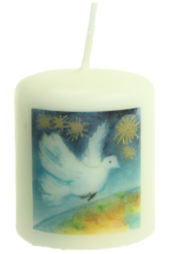 [MRL-876080] Kerze 'Friedenstaube' (60/50mm)