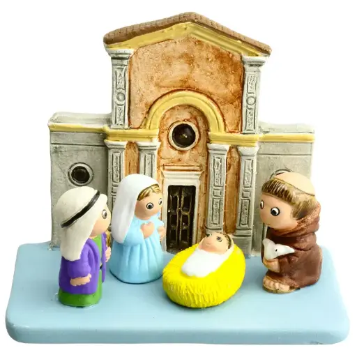 [KGR-85ASS2] Kerstgroep "Assisi" - 7x9cm