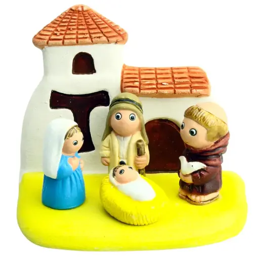 [KGR-85ASS02] Kerstgroep "Assisi"/Tau - 7x9cm