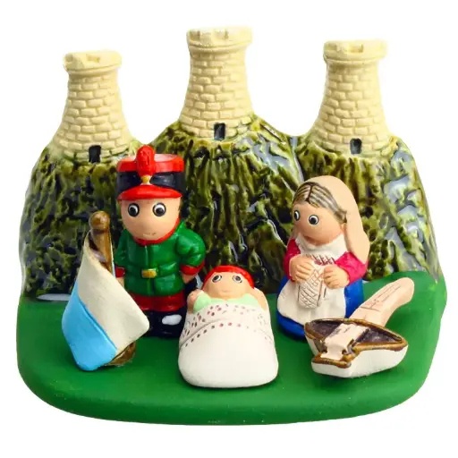 [KGR-85SAN01] Kerstgroep "San Marino" - 7x9cm