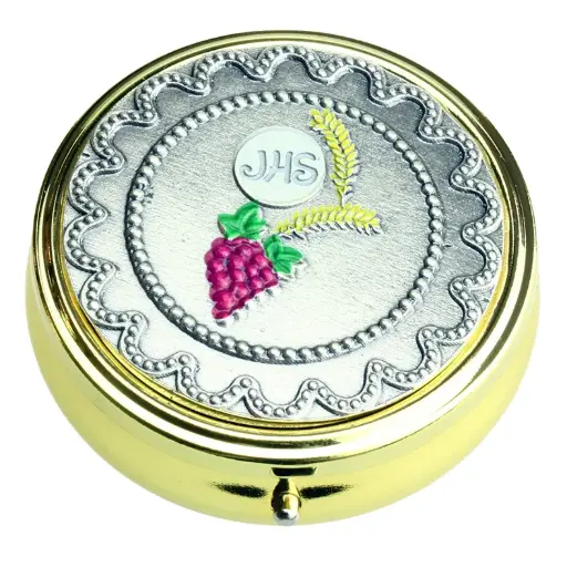 [HSD-11COM01] Hostiedoosje 'Druiven-JHS-Aren'/gekleurd - D 40mm