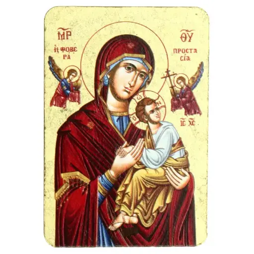 [ATM-13MGL01ADB] Magnet icon/wood - 55x80mm - A.H.Virgin