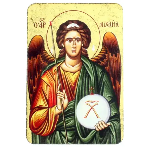 [ATM-13MGL01MIC] Magnet icon/wood - 55x80mm - H. Michael
