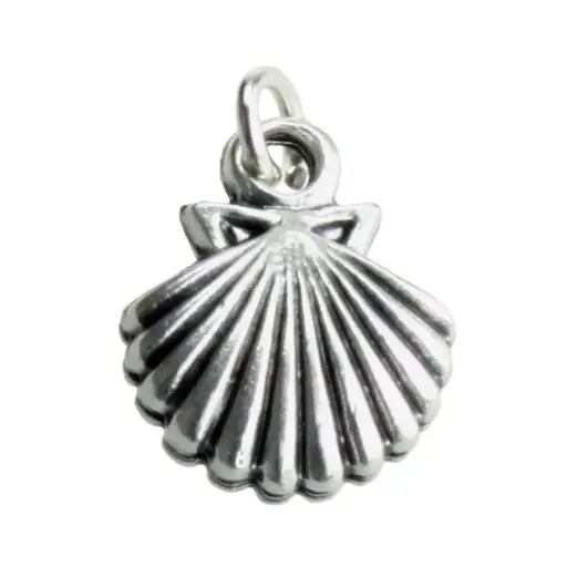 [MED-40COM01] Medaille St Jacobsschelp - metaal (10x10mm)