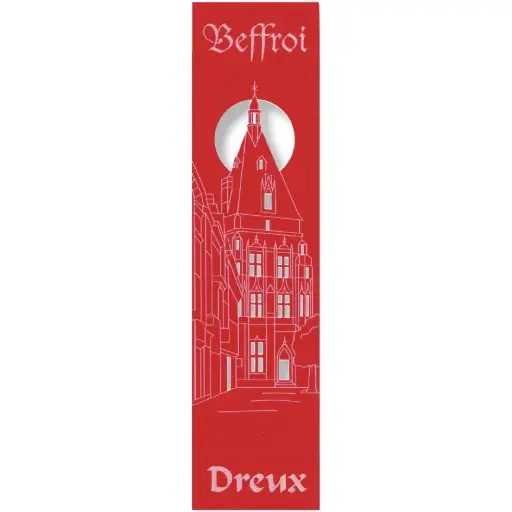 [PDO-00MPL977] Bladwijzer gelaserd - Beffroi/Dreux - assorti (52,5x210mm) 