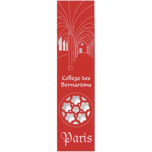 [PDO-00MPL924] Bladwijzer gelaserd - Collège des Bernardins/Paris - assorti (52,5x210mm)