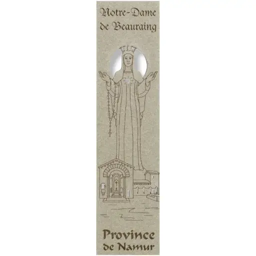 [PDO-00MPL941] Bladwijzer gelaserd - Notre-Dame de Beauraing - assorti (52,5x210mm)